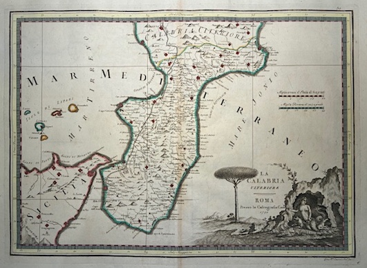 Cassini Giovanni Maria (1745-1824) La Calabria ulteriore 1790 Roma 
